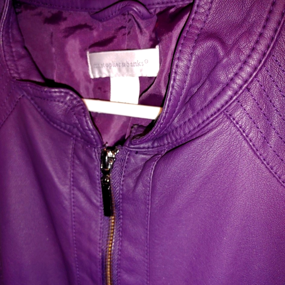 Womens leather/pleather jackets